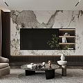 Modern Living Dining Room Interior Design With Sofa Coffee Table And Accent Chair