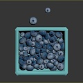 blueberry fruit fresh fruit seasonal fruit 3d model