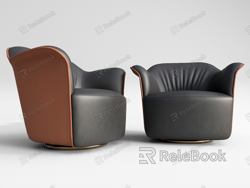 Modern Single Sofa Leisure Chair model