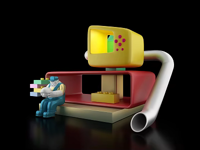 Modern Beauty Chen Game Beauty Chen 3d model