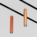 Modern Open Concept Kitchen Pendant Lights with Minimalist Cylindrical Design Hanging from Ceiling