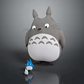 Totoro Cartoon Characters Virtual Characters Fantasy Characters Magic Characters Virtual Characters Animation Characters 3d model