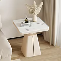 Cream Wind Side Corner Shelf 3d model