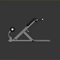 Ergonomic Adjustable Ab Bench With Comfortable Padding For Home Fitness Workouts