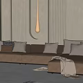 Modern corner sofa 3d model