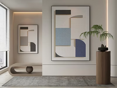 decorative painting 3d model