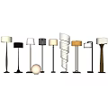 Nordic shaped floor lamp floor lamp 3d model