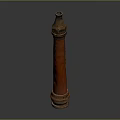 Red Metal Hardware Tool With Rustic Finish And Durable Build For Industrial Use