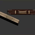 Vintage Suitcases With Wooden Handles Two Sizes Different Colors For Everyday Use