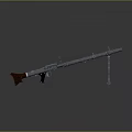 modern rifle semi-automatic rifle combat rifle battle rifle 3d model