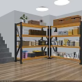 Heavy Duty Multi Tier Metal Storage Shelves For Home Sundries And Household Goods Organization