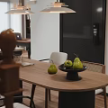 Modern Living Dining Room With Arched Bookshelves White Sofa Round Coffee Table Skylight And Wooden Flooring