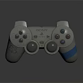 modern gamepad wireless gamepad game console accessories 3d model
