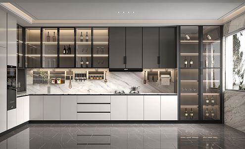 Modern Kitchen 3d model