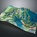 Ancient Architecture on Mountain Top Surrounded by Lush Green Vegetation and Trees
