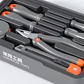 Hardware Tools Screwdriver Vise Pliers Tape Measure Art Knife Storage Box 3d model