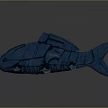 Fish Science Fiction Fish Science Fiction Whale Science Fiction Shark Robot Fish Mechanical Fish Machine turtle Cyberfish 3d model