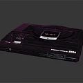 SEGA MEGA CD Retro Gaming Console With CD Drive Black Design And Vintage Tech Ports