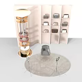 Modern live broadcast stand Clothing live broadcast room Live broadcast equipment Live broadcast station 3d model