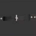 Industrial Metal Ring Clamp With Mounting Brackets And Hanging Hooks