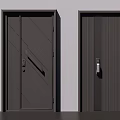 Modern security door 3d model