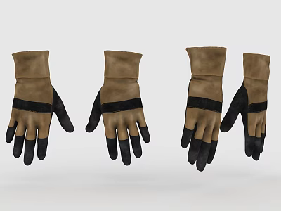 Insulated Gloves Rubber Gloves Electrical Gloves Protective Gloves Leather Gloves Gloves Rubber Gloves for Motorcars Work Gloves Men's Gloves for Miners 3d model