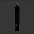 Modern Handgun Weapon With Detachable Magazine And Black Tactical Design