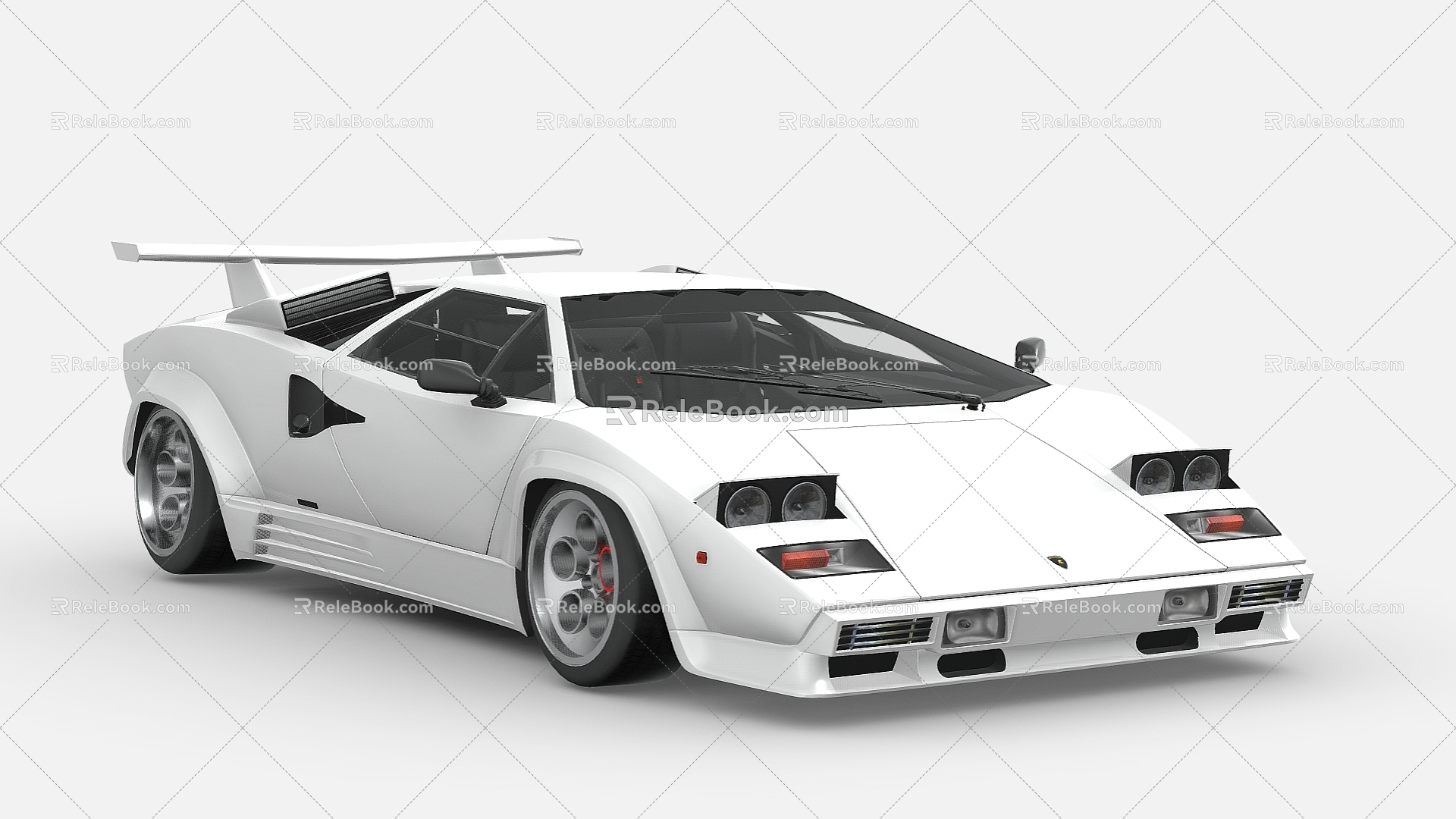 Handsome sports car Lamborghini car 3d model