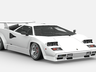 Handsome sports car Lamborghini car 3d model