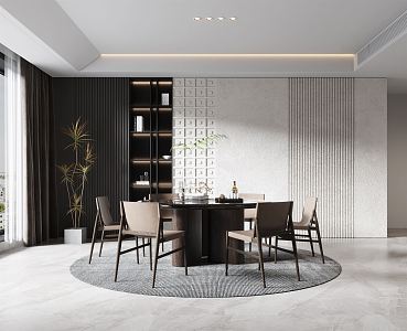 Modern Restaurant 3d model