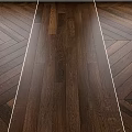 Dark Oak Wooden Flooring With Herringbone And Straight Plank Patterns In Interior Design
