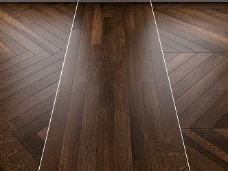 Modern Wood Flooring Dark Wood Flooring 3d model