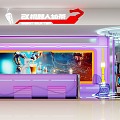 Meichen Robot Milk Tea Shopping Mall Store Milk Tea Shop Science and Technology Wind Cool Mechanical Arm Exhibition Chen Creative Bar 3d model