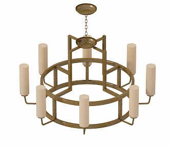 Modern chandelier 3d model