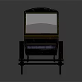 Rickshaw Ancient Frame Car Rickshaw 3d model