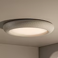 Round Textured Surface Ceiling Light With Soft Illumination For Modern Interior