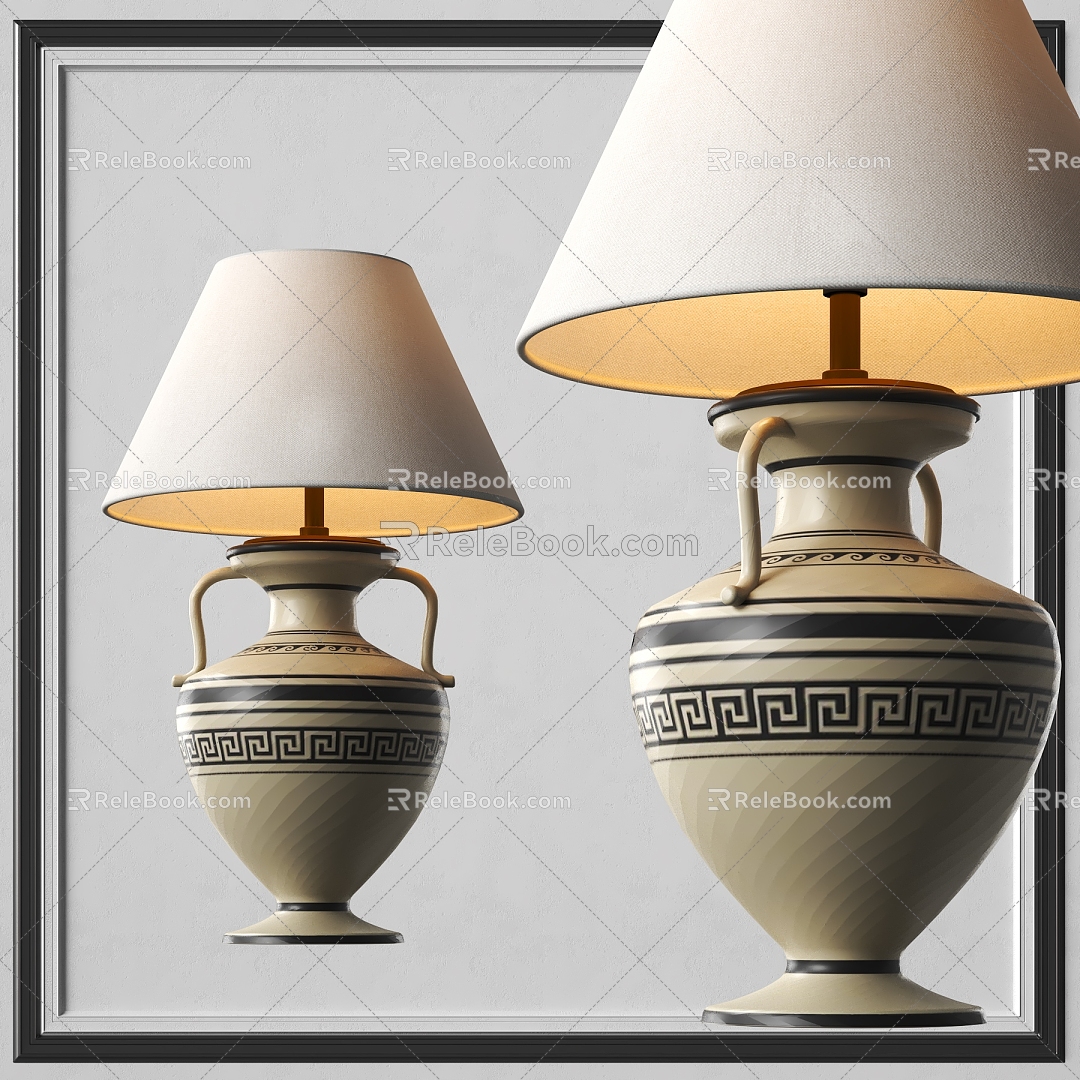 Quiet Wind Table Lamp 3d model