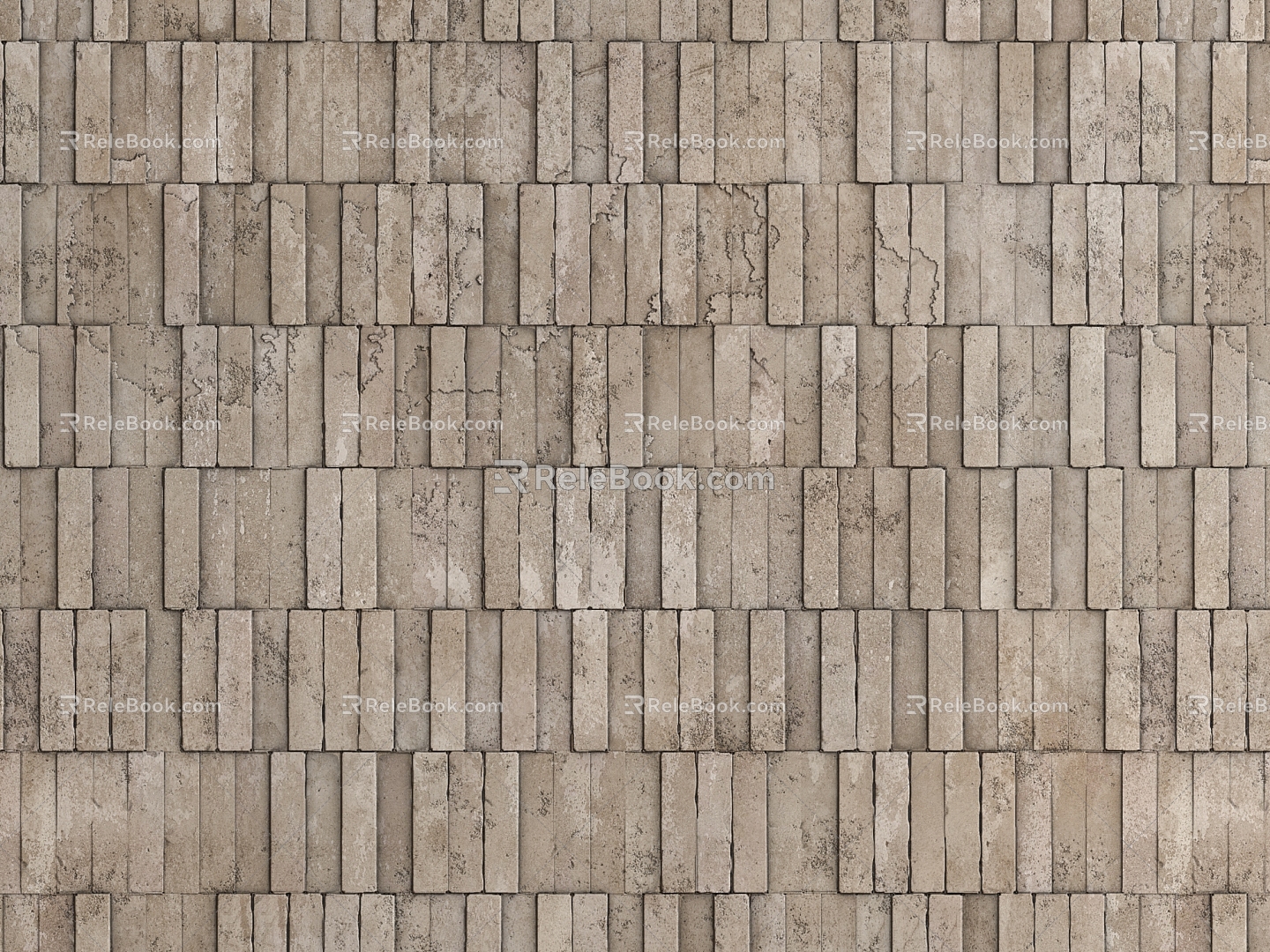 Modern brick wall wall brick red brick wall 3d model