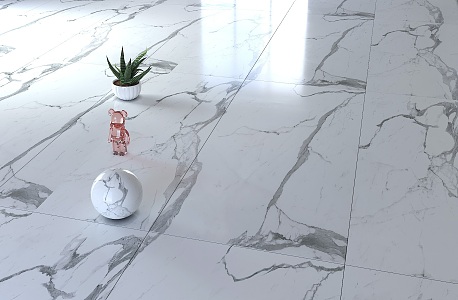 Marble Floor Tile Polished Floor Tile Floor Tile Ornaments 3d model