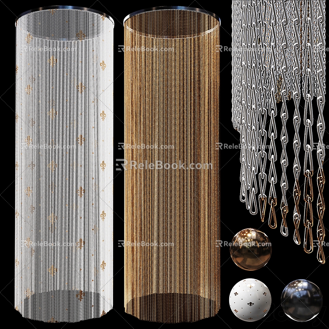 Chain Curtain 3d model