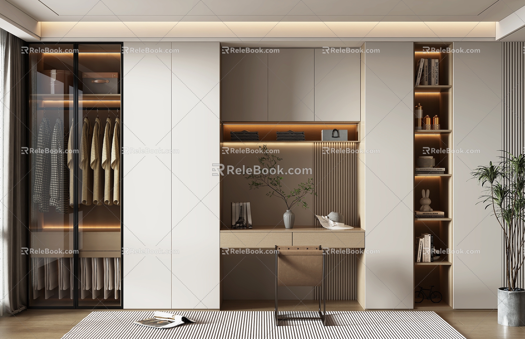 Home cloakroom 3D model 3d model