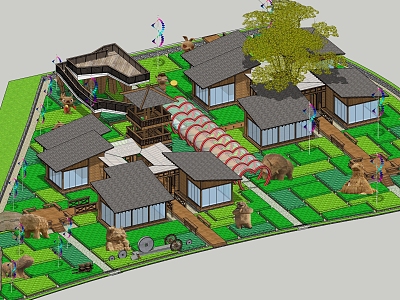 New Chinese Farm Agricultural Farm Sightseeing Homestay model