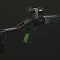 PBR Sniper Gun Firearms Weapon Sniper Rifle Shooting Weapon First Person Game Props 3d model