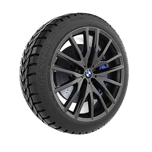 Realistic BMW Tire Modern Tire 3d model