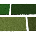 Ideal Photo Check-in Spot With Four Green Artificial Grass Mats Different Shades