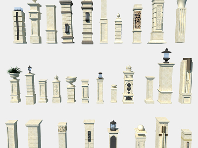 Jane's Roman Column model