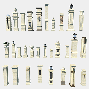 Jane's Roman Column 3d model