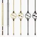 Diverse Decorative Railings With Various Styles Intricate Patterns And Metal Designs For Home Use