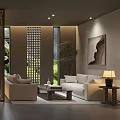 Professional Front Desk Reception Area With Receptionist And Modern Counter Design