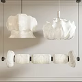 Quiet chandelier lantern chandelier 3d model